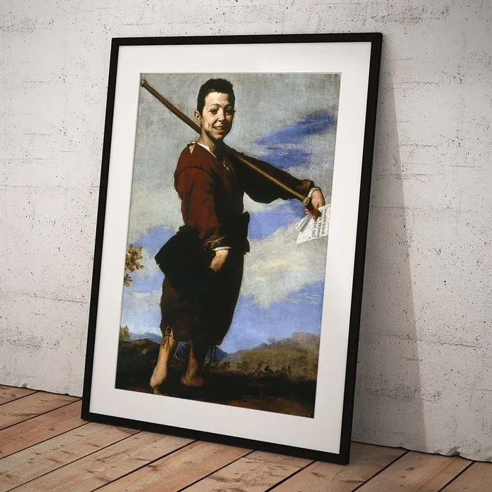 ‘The Clubfooted Boy’, 1642, Oil on canvas, 164 x 93 cm. Art Print