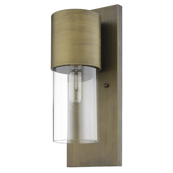 Acclaim Lighting – 1511RB/CL – One Light Wall Sconce – Cooper – Raw Brass
