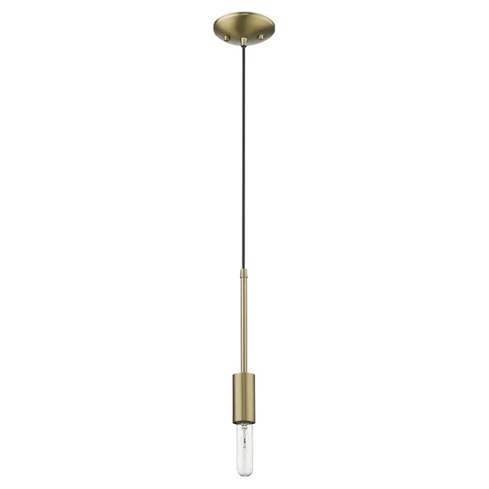 Acclaim Lighting – TP30018AB – One Light Mini Pendant – Perret – Aged Brass