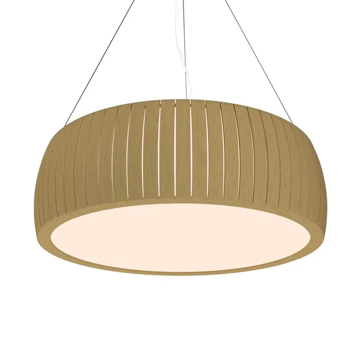 Accord Lighting – 1110.49 – Three Light Pendant – Barrel – Organic Gold – 111049