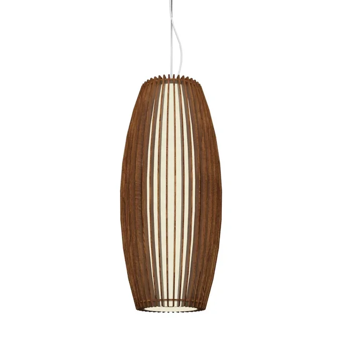 Accord Lighting – 1139.06 – One Light Pendant – Stecche di Legno – Imbuia