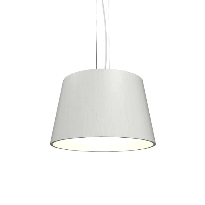 Accord Lighting – 1145.47 – Three Light Pendant – Conical – Organic White – 114547