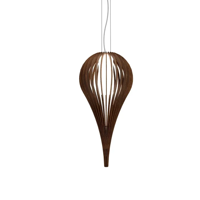 Accord Lighting – 1191.06 – One Light Pendant – Cappadocia – Imbuia