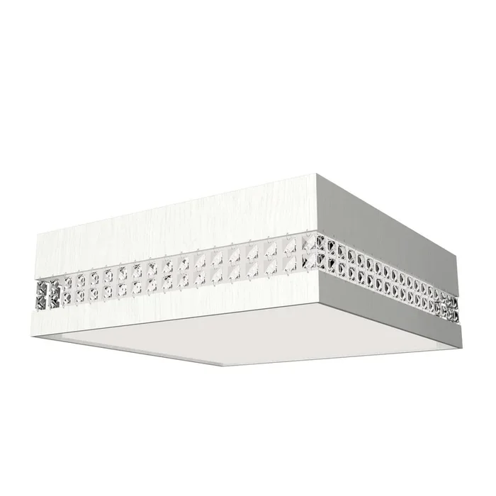 Accord Lighting – 5027CLED.47 – LED Ceiling Mount – Crystals – Organic White – 5027CLED47