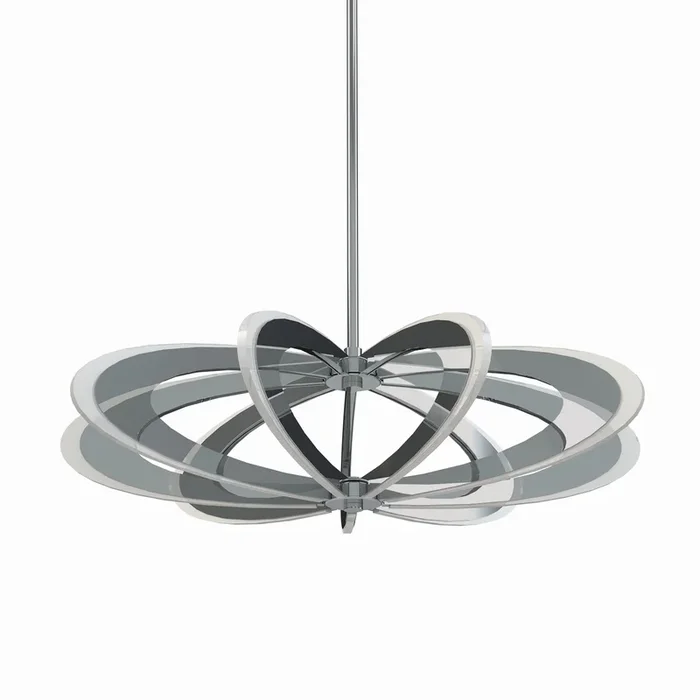 BlackJack Lighting – IRD-27C-PC-27U-30K – LED Pendant – Iridium – Polished Chrome
