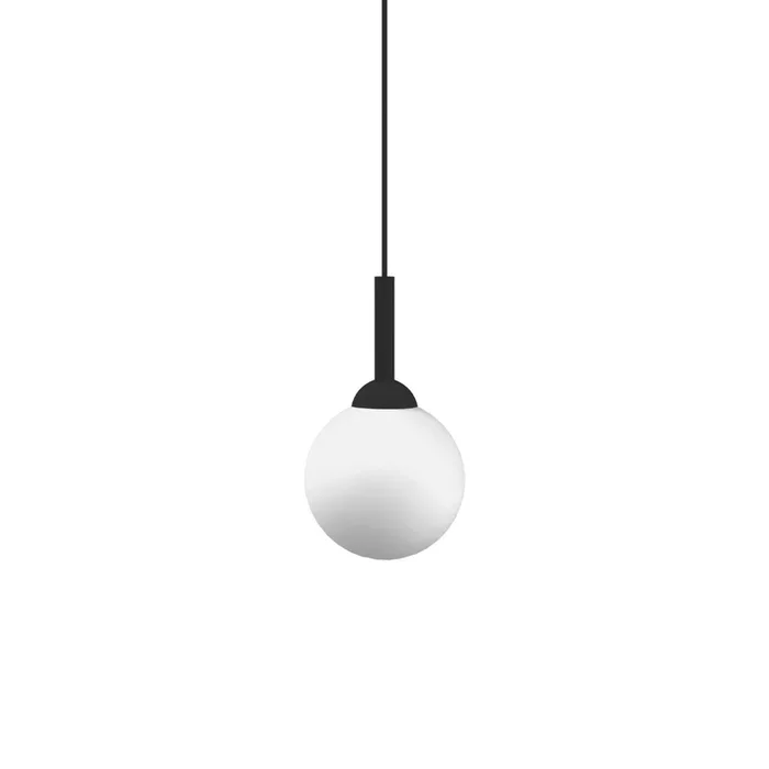 BlackJack Lighting – SP-GGS-WH-03-BL-30K-3W-SP5 – LED Pendant – Glass Globe – Matte Black