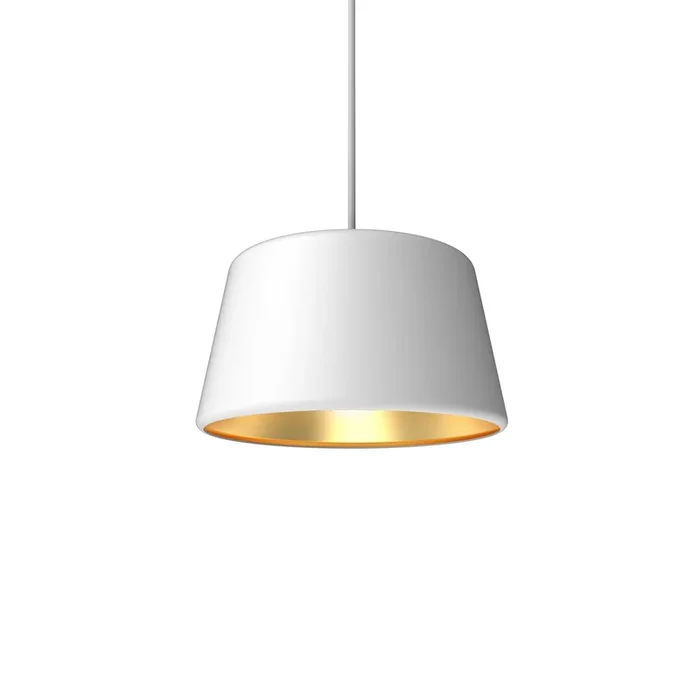 BlackJack Lighting – SP-PBX-FR-10-WG-30K-12W-SP5 – LED Pendant – Pillbox – Gold