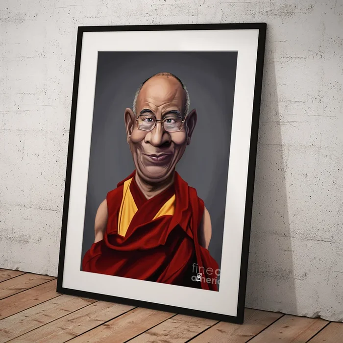 Celebrity Sunday – Dalai Lama Art Print
