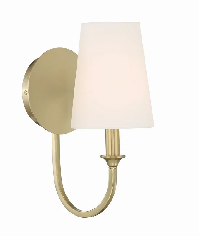 Crystorama – PAY-921-VG – One Light Wall Sconce – Payton – Vibrant Gold – PAY921VG