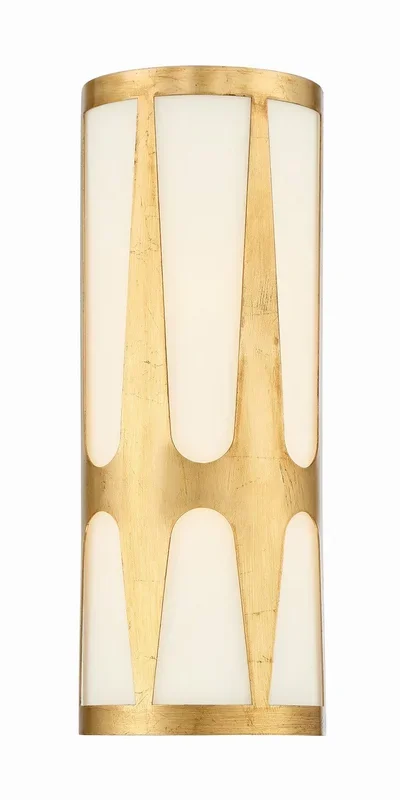 Crystorama – ROY-802-GA_LED – LED Wall Sconce – Royston – Antique Gold – ROY802GALED