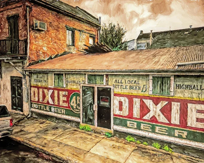 Dixie Beer Sign New Orleans