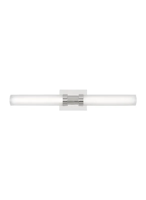 Generation Lighting Kiel Medium LED Wall/Bath Chrome Black/White Cord (4504093S-05)