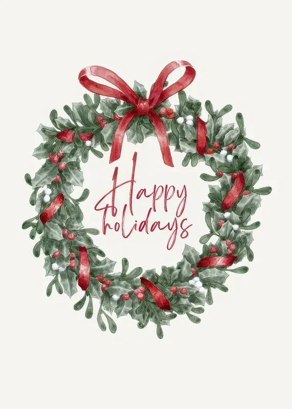 Happy Holidays Print