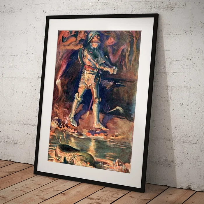In The Valley Of The Shadow Of Death Art Print