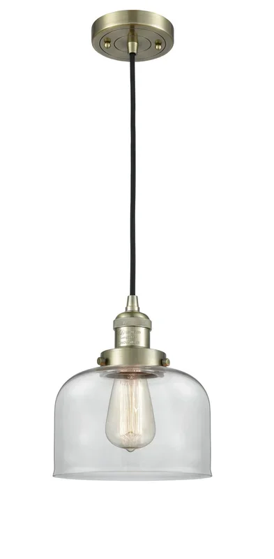 Innovations – 201C-AB-G72-LED – LED Mini Pendant – Franklin Restoration – Antique Brass