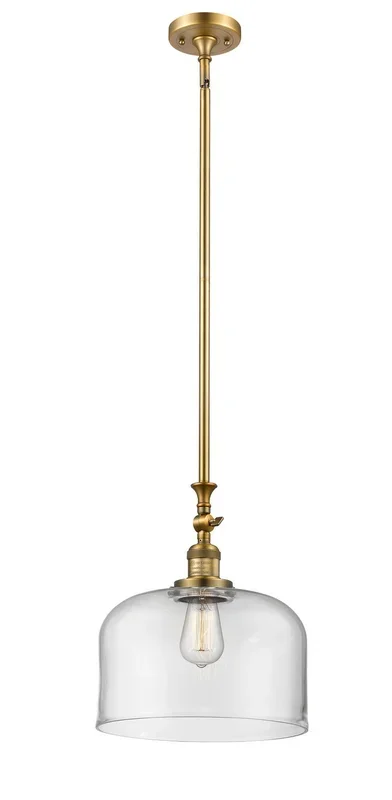 Innovations – 206-BB-G72-L – One Light Mini Pendant – Franklin Restoration – Brushed Brass