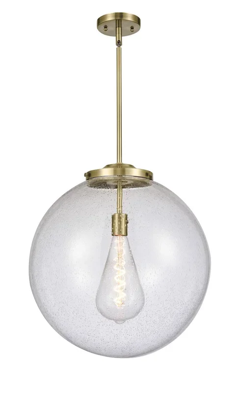 Innovations – 221-1S-AB-G204-18 – One Light Pendant – Franklin Restoration – Antique Brass – 2211SABG20418