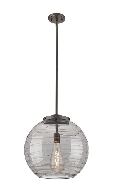 Innovations – 221-1S-OB-G1213-16SM – One Light Pendant – Ballston – Oil Rubbed Bronze – 2211SOBG121316SM
