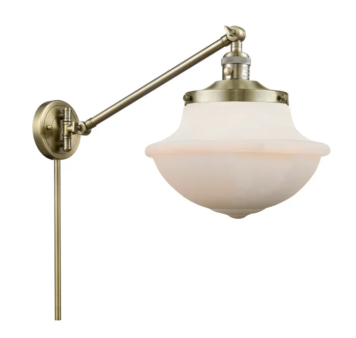 Innovations – 237-AB-G541-LED – LED Swing Arm Lamp – Franklin Restoration – Antique Brass – 237ABG541LED