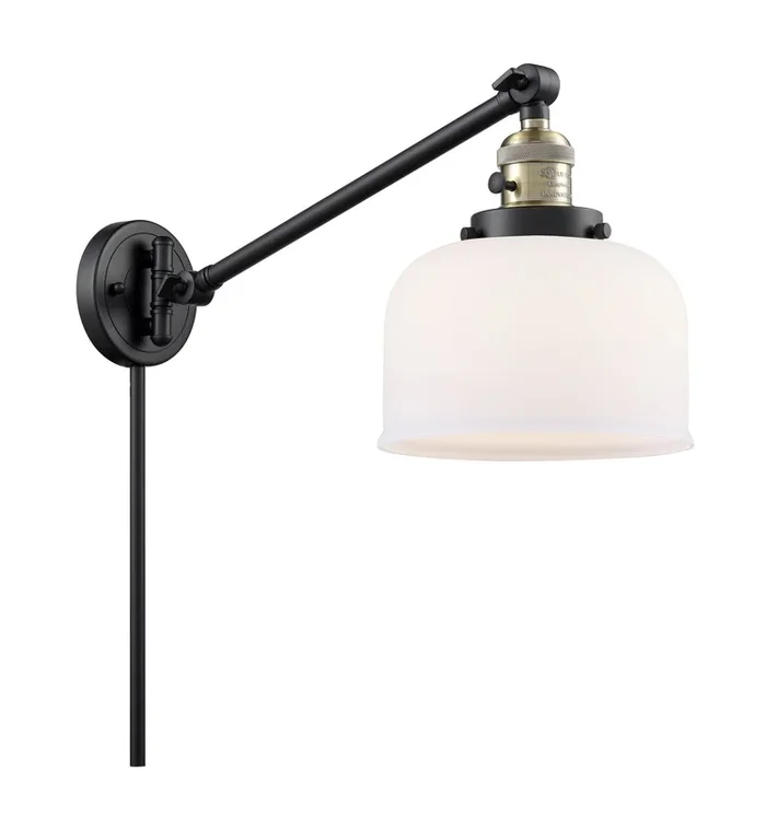 Innovations – 237-BAB-G71 – One Light Swing Arm Lamp – Franklin Restoration – Black Antique Brass – 237BABG71