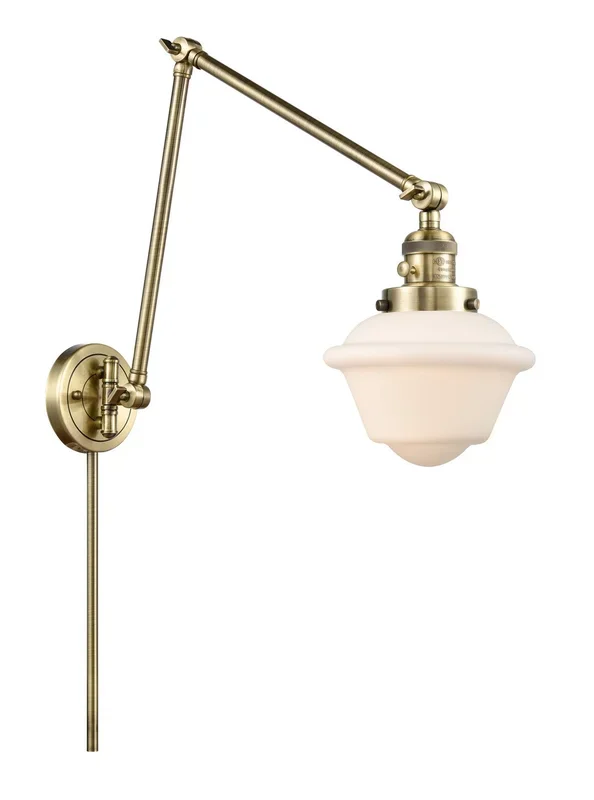 Innovations – 238-AB-G531-LED – LED Swing Arm Lamp – Franklin Restoration – Antique Brass – 238ABG531LED