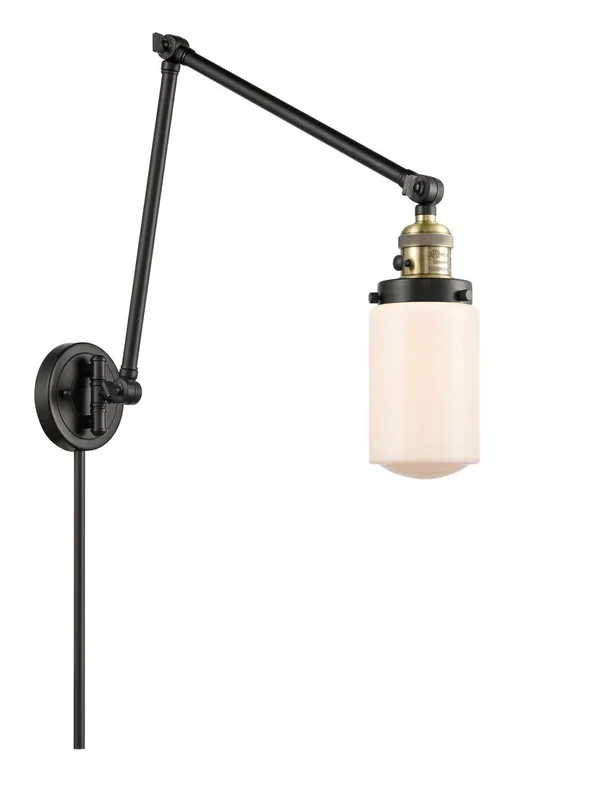 Innovations – 238-BAB-G311-LED – LED Swing Arm Lamp – Franklin Restoration – Black Antique Brass – 238BABG311LED