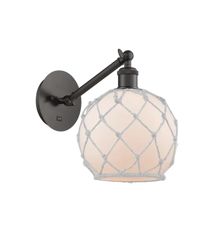 Innovations – 317-1W-OB-G121-8RW-LED – LED Wall Sconce – Ballston – Oil Rubbed Bronze – 3171WOBG1218RWLED