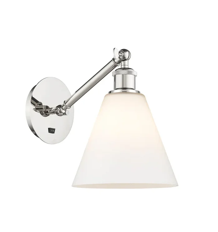 Innovations – 317-1W-PN-GBC-81 – One Light Wall Sconce – Ballston – Polished Nickel – 3171WPNGBC81