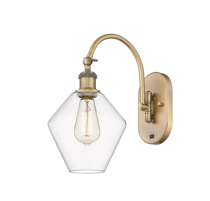 Innovations – 518-1W-BB-G652-8 – One Light Wall Sconce – Ballston – Brushed Brass – 5181WBBG6528