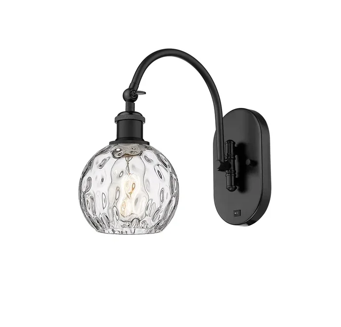 Innovations – 518-1W-BK-G1215-6-LED – LED Wall Sconce – Ballston – Matte Black – 5181WBKG12156LED