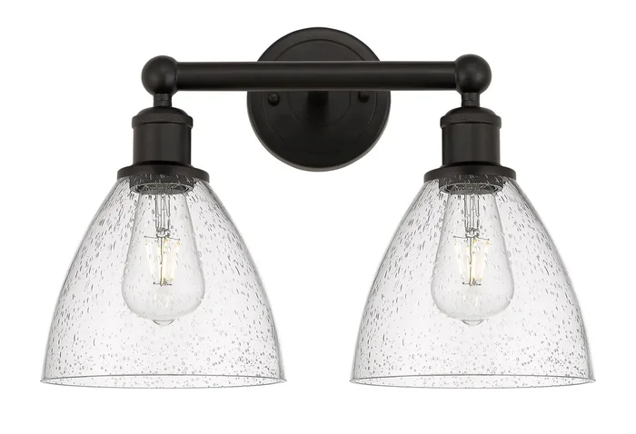 Innovations – 616-2W-OB-GBD-754 – Two Light Bath Vanity – Edison – Oil Rubbed Bronze – 6162WOBGBD754