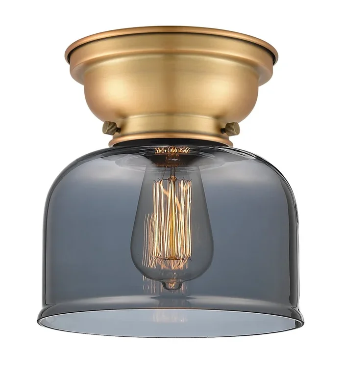 Innovations – 623-1F-BB-G73 – One Light Flush Mount – Franklin Restoration – Brushed Brass – 6231FBBG73