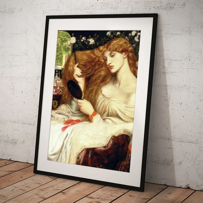 Lady Lilith 1866-1868 by Dante Gabriel Rossetti Art Print