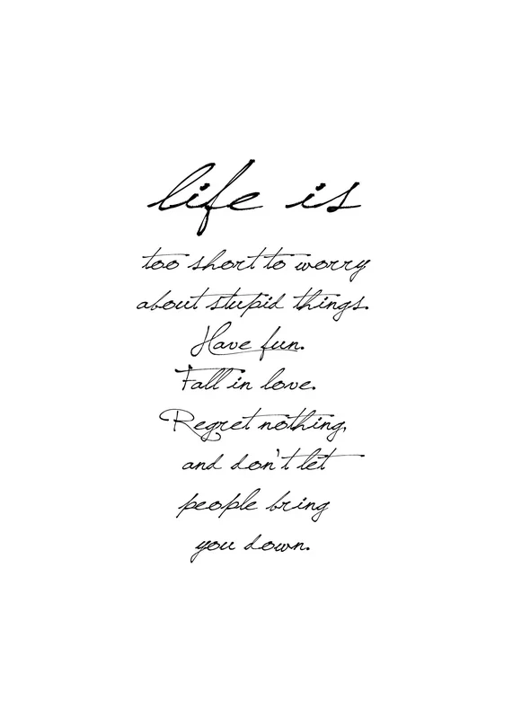 Life Is, Print