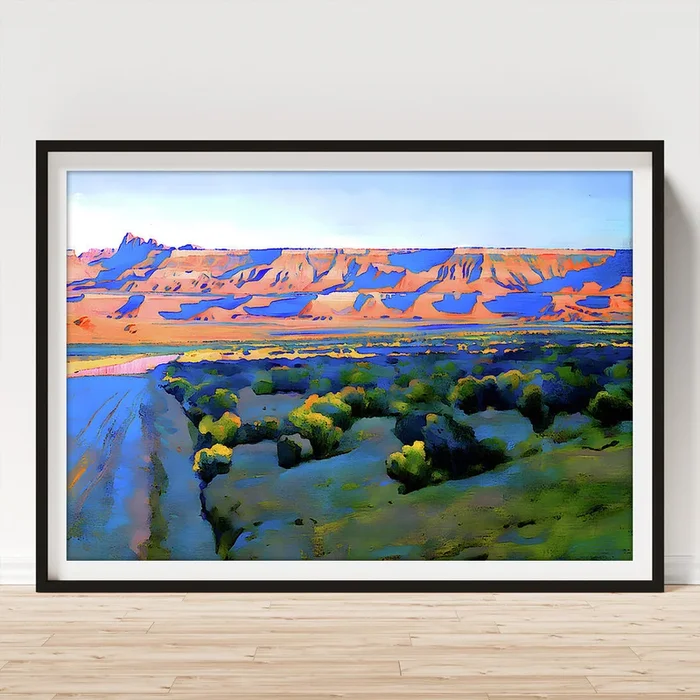 Maynard Dixon – Approach to Zion Art Print