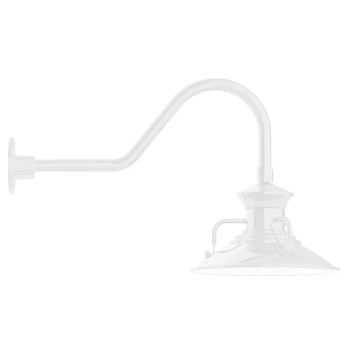 Montclair Light Works – GNB142-44-B01 – One Light Wall Mount – Homestead – White – GNB14244B01
