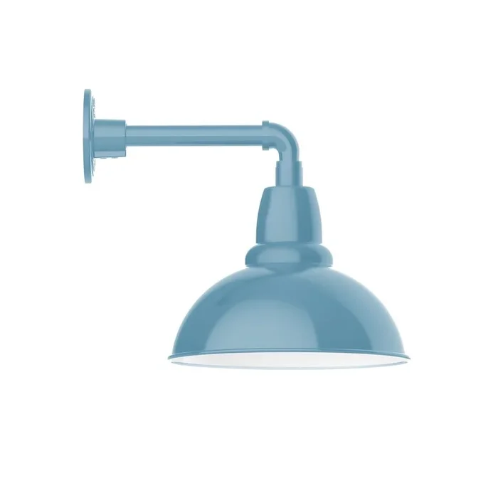 Montclair Light Works – GNN106-54-B01 – One Light Wall Mount – Cafe – Light Blue – GNN10654B01