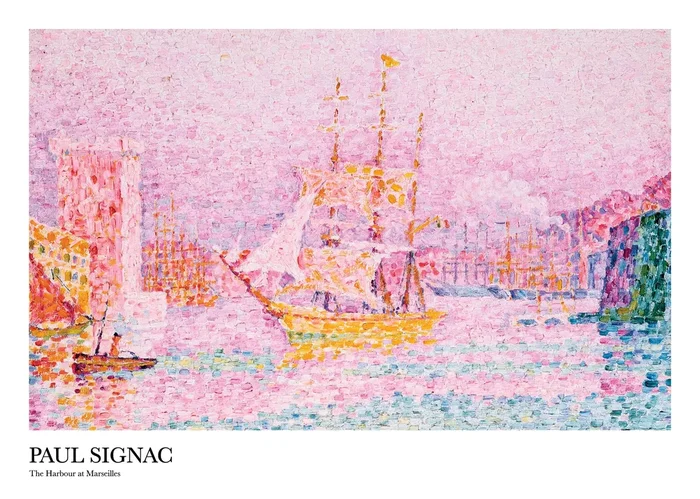 Paul Signac – The Harbour at Marseilles Print