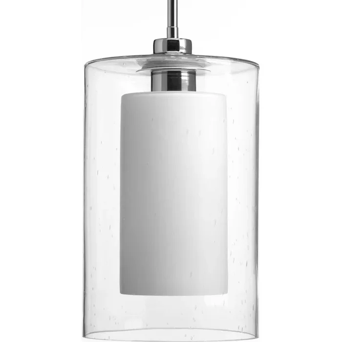 Progress Lighting – One Light Pendant – Double Glass