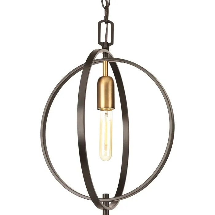 Progress Lighting Swing Collection One-Light Small Pendant (P5180-20)