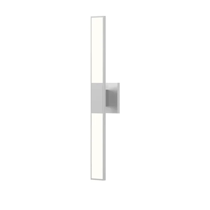 Sonneman – 2682.16 – LED Wall Sconce – Planes – Bright Satin Aluminum – 268216
