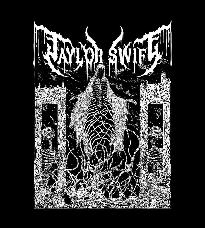 Taylor Swift Death Metal Vintage