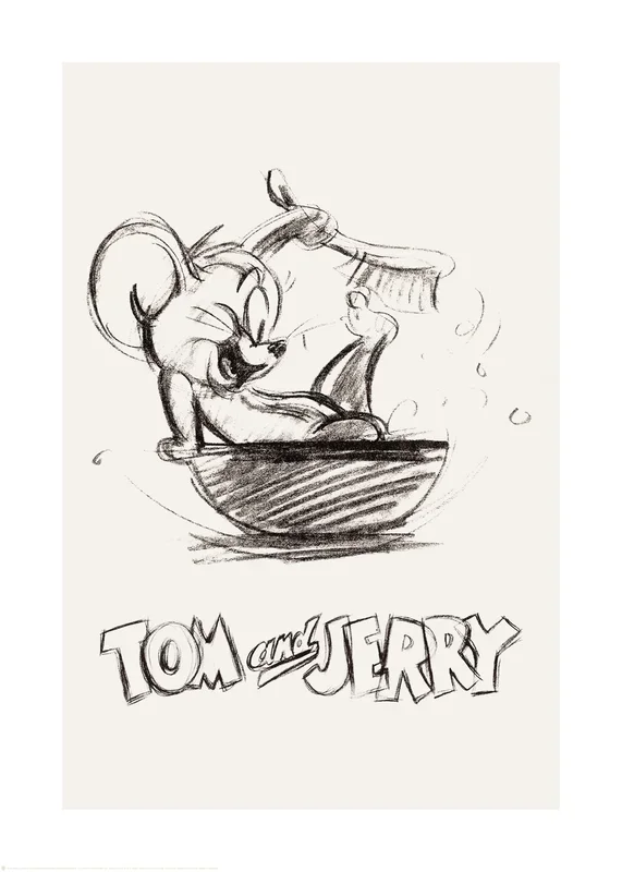 Tom & Jerry™ Sketch No1 Print