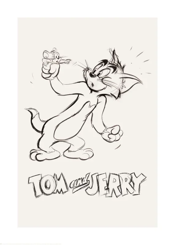Tom & Jerry™ Sketch No2 Print