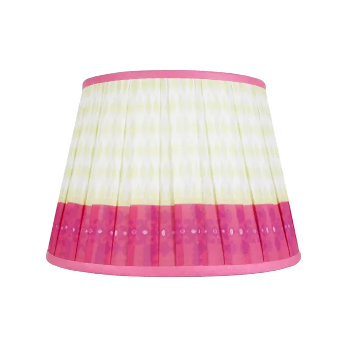 Virginia Lamp Shade in Citrus/ Coral