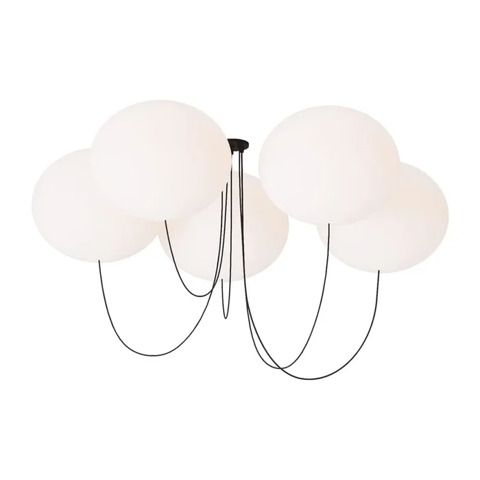 Visual Comfort Modern – PBCH37227OPB – LED Chandelier – Helium – Matte Black – PBCH37227OPB