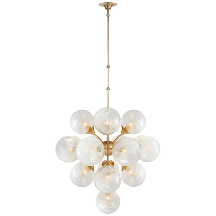 Visual Comfort Signature – 17 Light Chandelier – Cristol