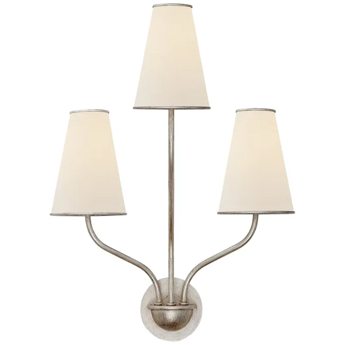 Visual Comfort Signature – Three Light Wall Sconce – Montreuil