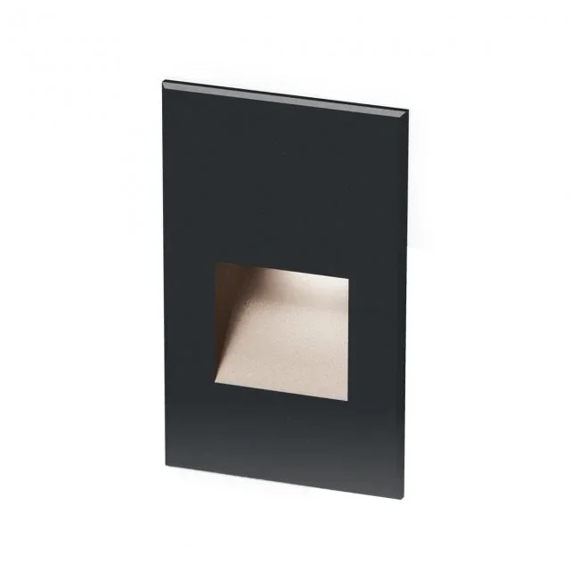 W.A.C. Lighting – 4021-30BK – LED Step and Wall Light – 4021 – Black on Aluminum – 402130BK