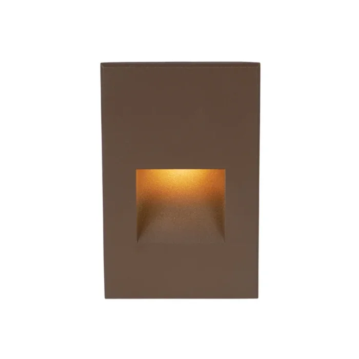 W.A.C. Lighting – 4021-AMBZ – LED Step and Wall Light – 4021 – Bronze on Aluminum – 4021AMBZ